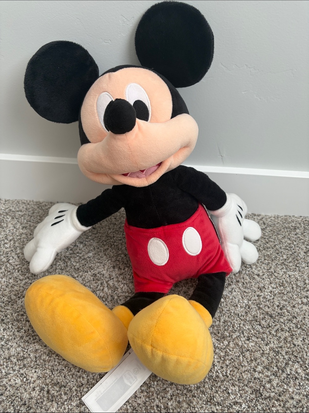 Mickey Mouse licensed medium plush NWT